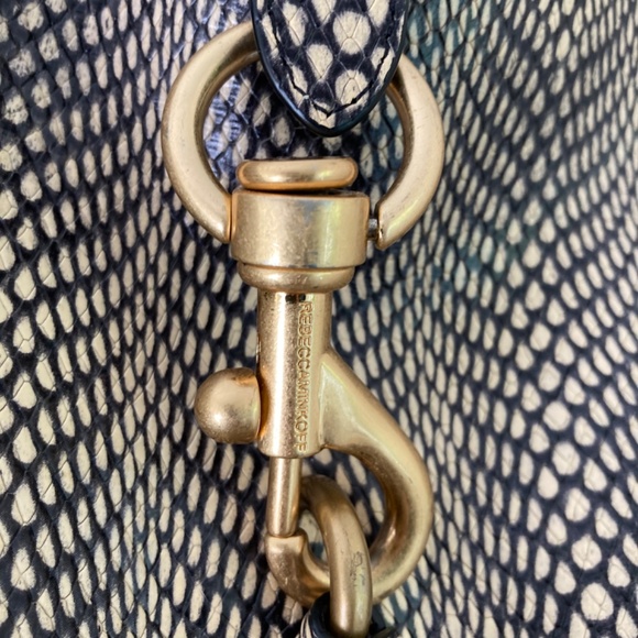 Rebecca Minkoff leather snake print bag - Picture 2 of 13